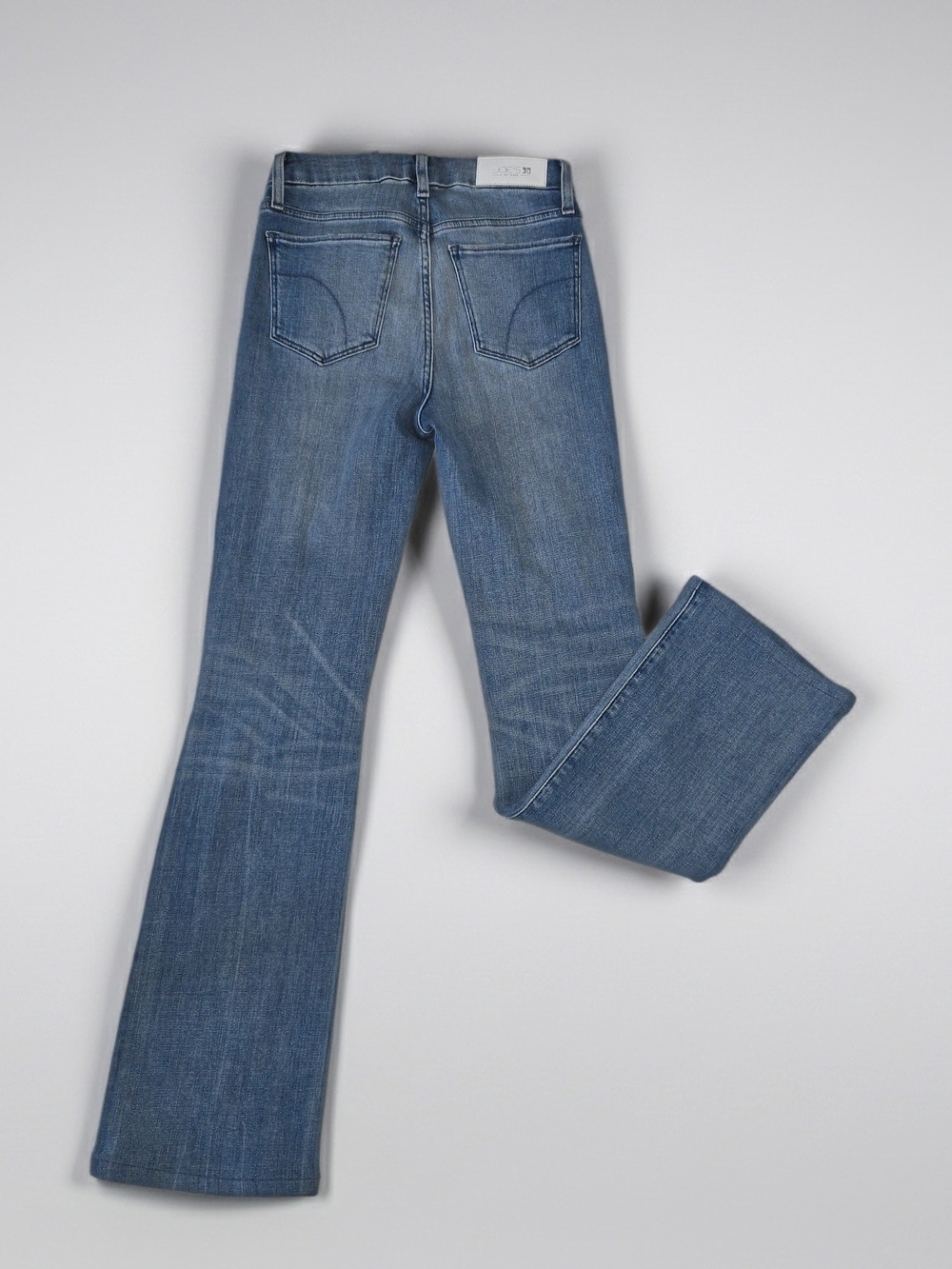 Joe's Jeans Light Blue Distressed Flare High-rise Jeans 26 X 32 - Picture 7 of 11